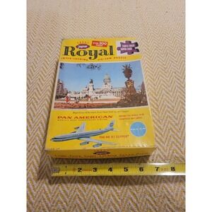 Vintage Jaymar Royal Triple Thick Super Thick Jigsaw Puzzle Pan Am